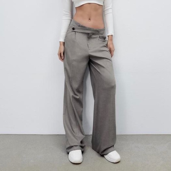 Zara Pants - ZARA asymmetrical pants